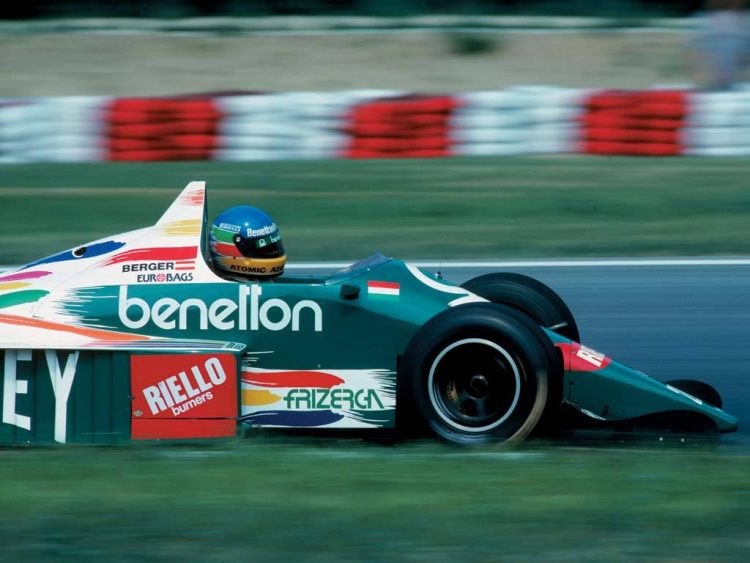  Benetton And Gerhard Berger Both Running For #F1