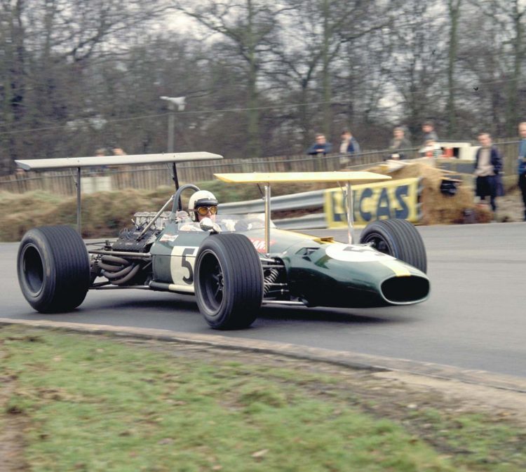  Jack Brabham And His Brabham Bt26A During The Race #F1