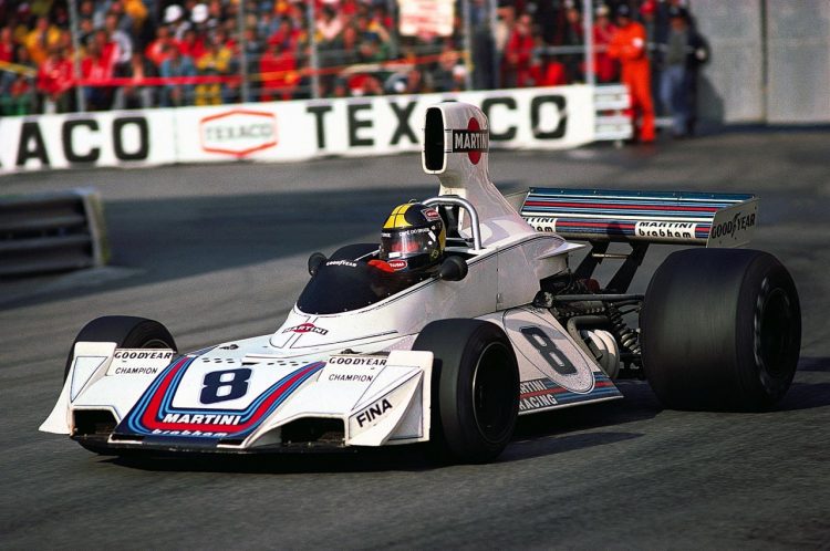  Carlos Pace And The Brabham Bt44B In Monaco 1975 #F1
