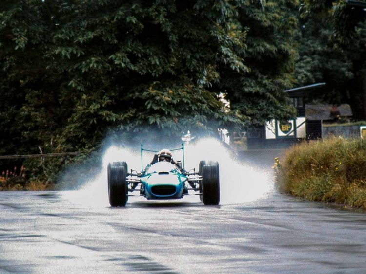  Jackie Stewart Does Some Testing In The Rain With #F1