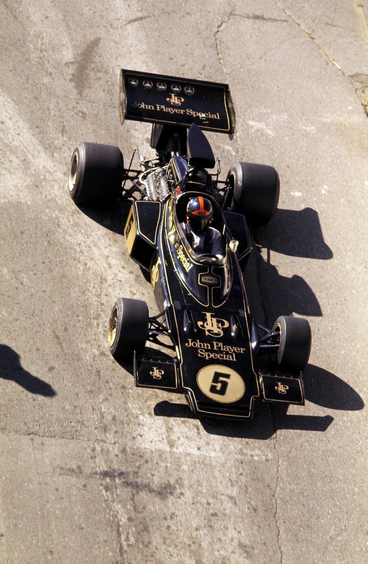  Emerson Fittipaldi And The Lotus 72D At The #F1