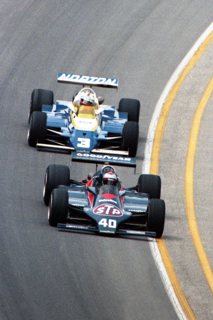  Mario Andretti Leads Bobby Unser At The #INDY500