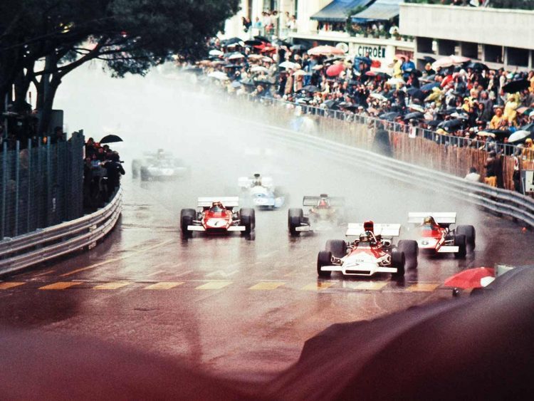 Jean Pierre Beltoise Leads The Pack In His 17 Brm #F1