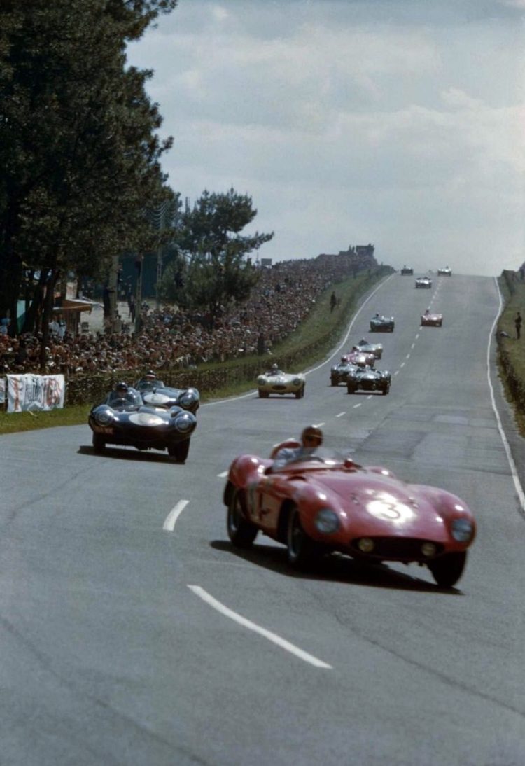  The Ferrari 121 Lm Scaglietti Of Phil Hill 