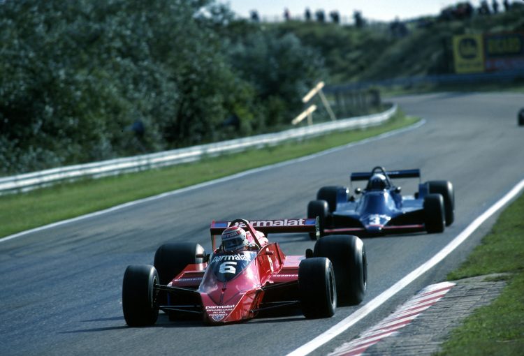  Nelson Piquete Brabham Bt48 Leads Didier Pironi #F1