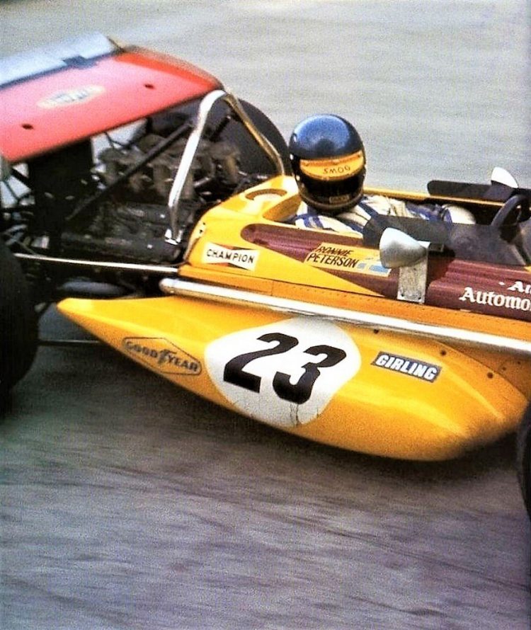  Ronnie Peterson In His First Ever Formula 1 Grand #F1