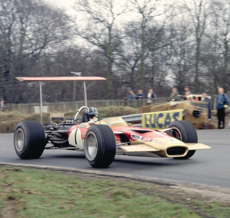  Graham Hill In A Lotus 49B At The Race Of #F1