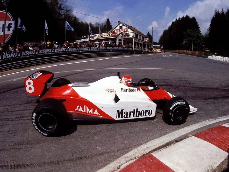  Niki Lauda In The Mclaren Mp42 During The Belgian #F1