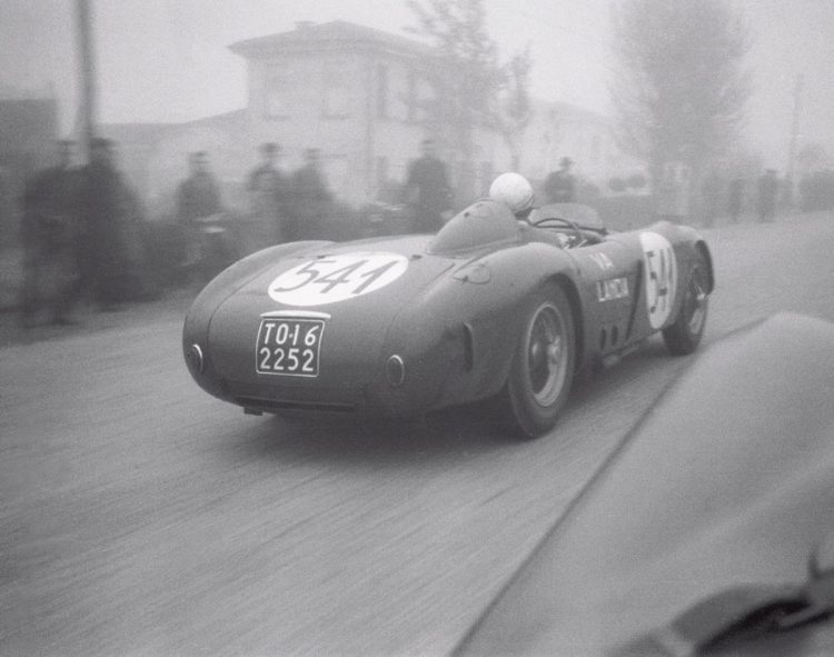 The Works Lancia D24 Of Gino Valenzano At Mille 