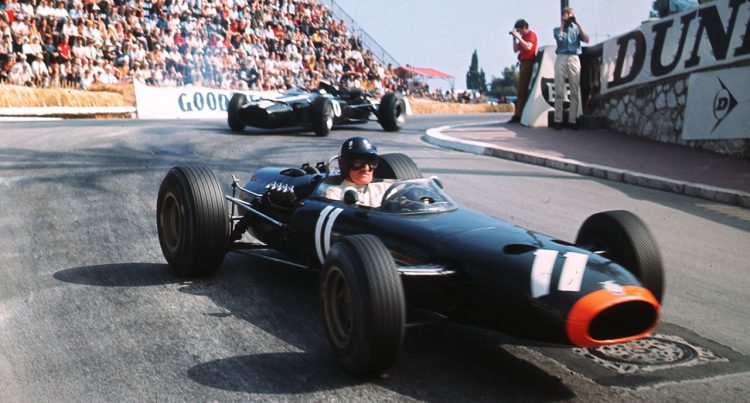  Graham Hill In The Brm P261 Racing For Third #F1