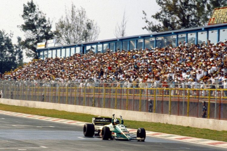  Winners Circle Gerhard Berger Scores His First #F1