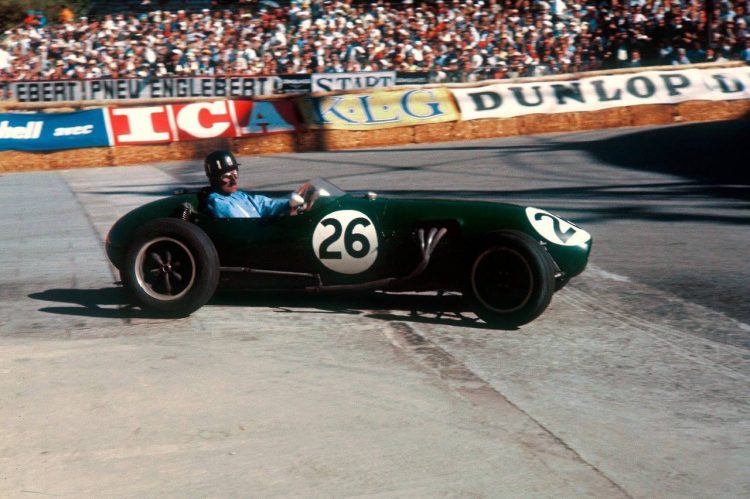  Graham Hill Running His Lotus Climax 12 At The #F1