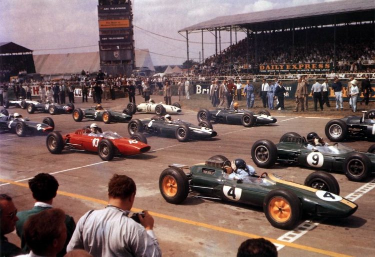  The Start Of The 1963 British Grand Prix Front #F1