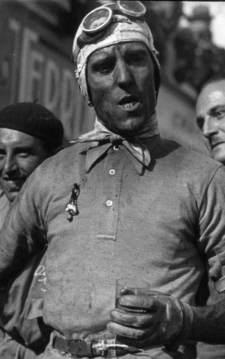  Tazio Nuvolari At The French Grand Prix 1932 
