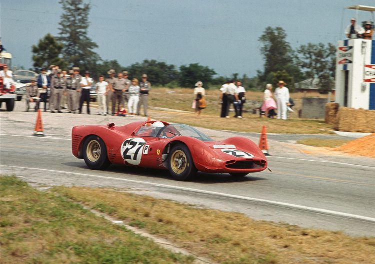  Mike Parkes And Bob Bondurants Ferrari 330 P3 At #Sebring12