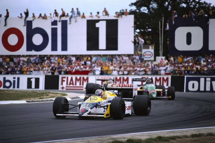  Winners Circle Nigel Mansell Passed Teammate #F1