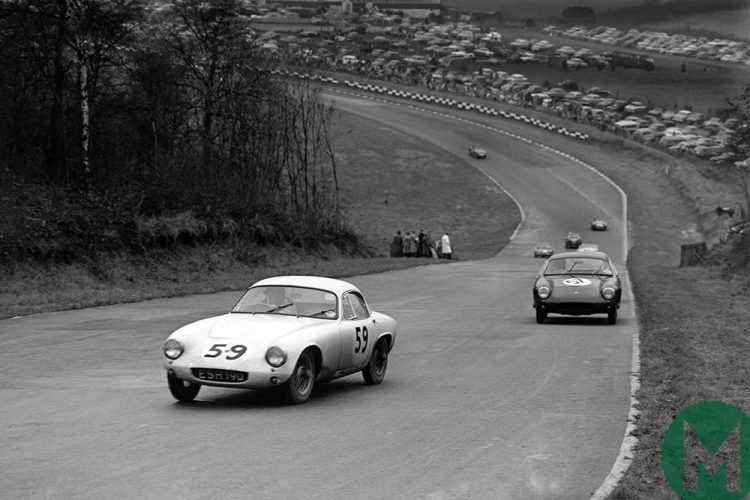  Jim Clark Leading Colin Chapman Both Lotus 