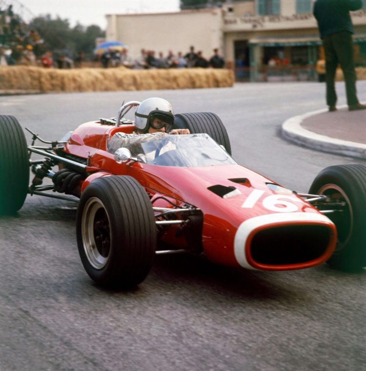  Bruce Mclaren In His Mclaren M4B During The Monaco #F1
