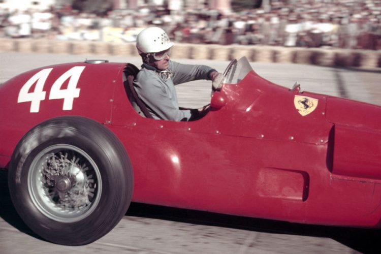  Maurice Trintignant In The Ferrari 625 At The #F1
