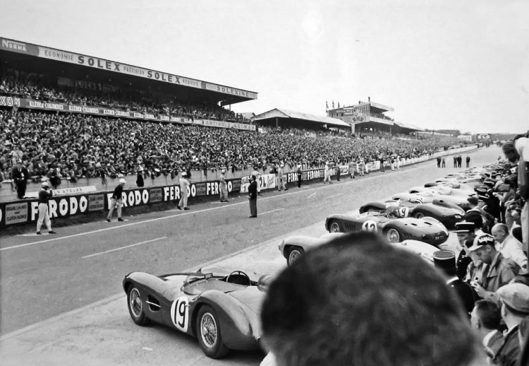  The Start Of The 24 Heures Du Mans 1957 #LeMans
