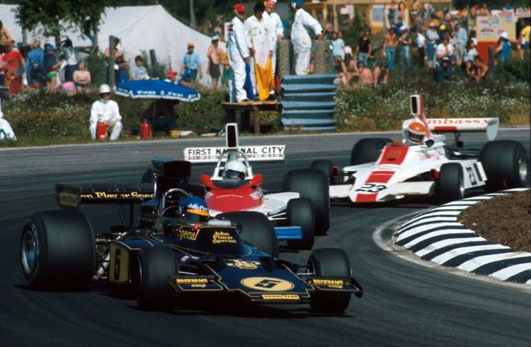  Swedens Own Ronnie Peterson In A Lotus 72E During #F1