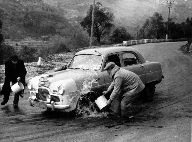  Maurice Gatsonides And Peter Worledge Getting #Rally