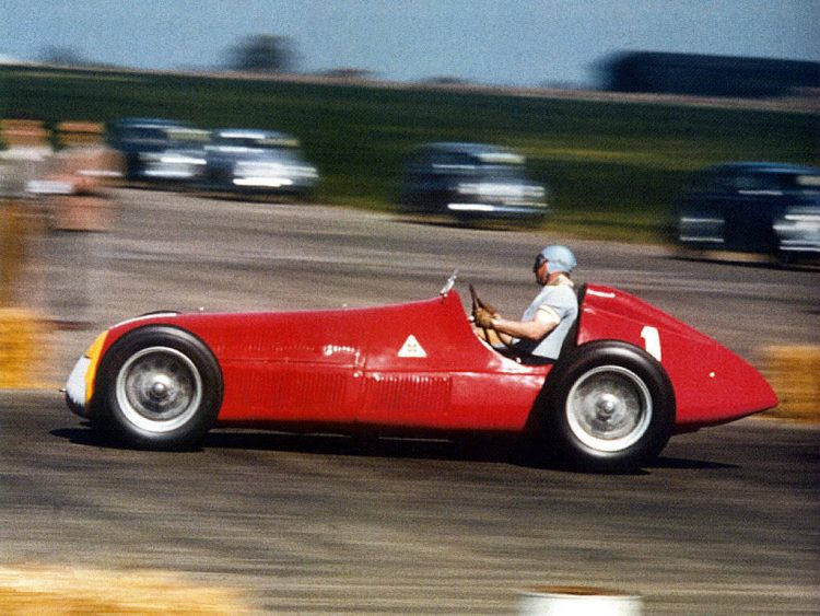  Juan Manuel Fangio In An Alfa Romeo At #F1