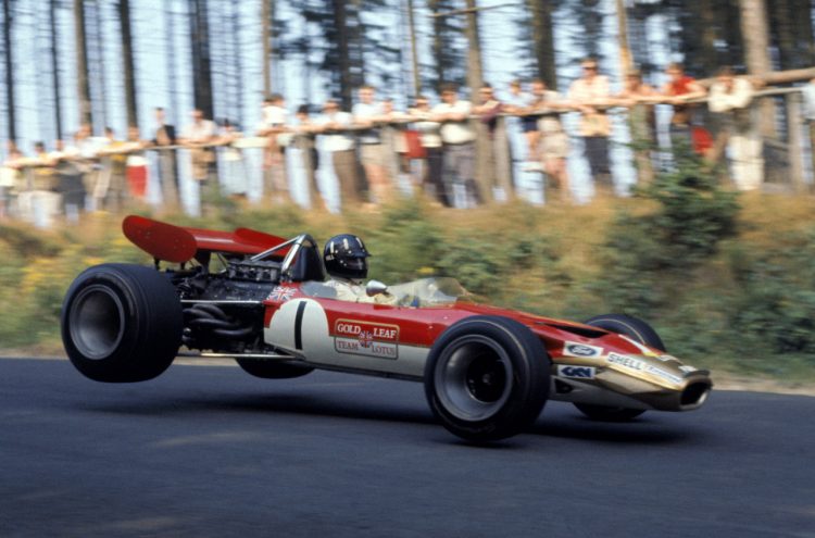  Graham Hill In A Lotus 49B Cosworth At Nürburgring #F1