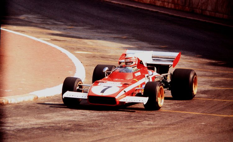  Clay Regazzoni In A Ferrari 312B2 During The #F1