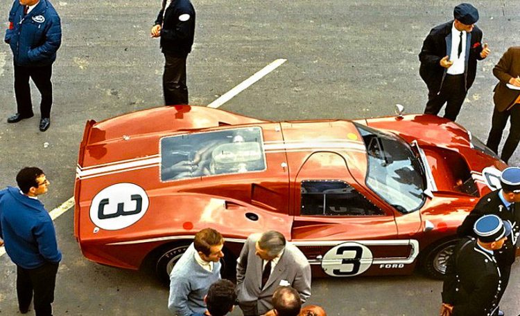  A Ford Gt40 Mk Iv Driven By Mario Andretti And #LeMans