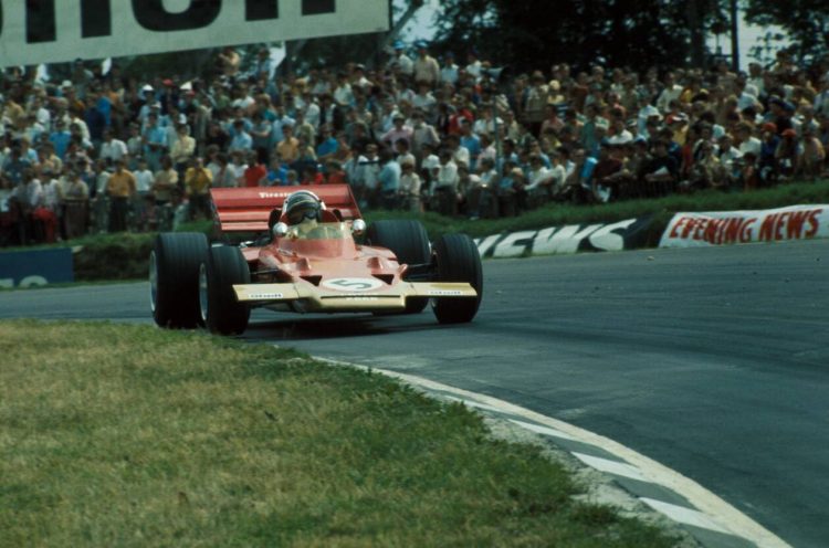  Jochen Rindt In A Lotus 72C At Brands Hatch During #F1