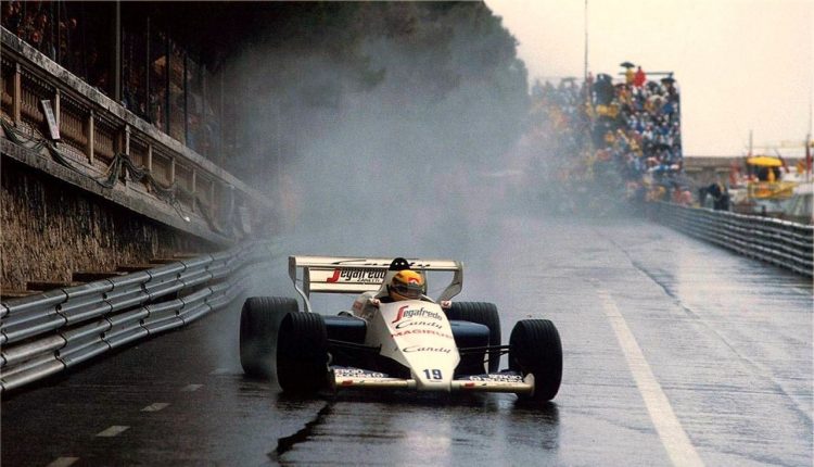  Ayrton Senna In A Toleman Tg184 During The Monaco #F1