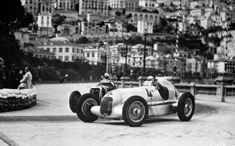  Luigi Fagioli In A Mercedes Benz Silver Arrow W25 #F1