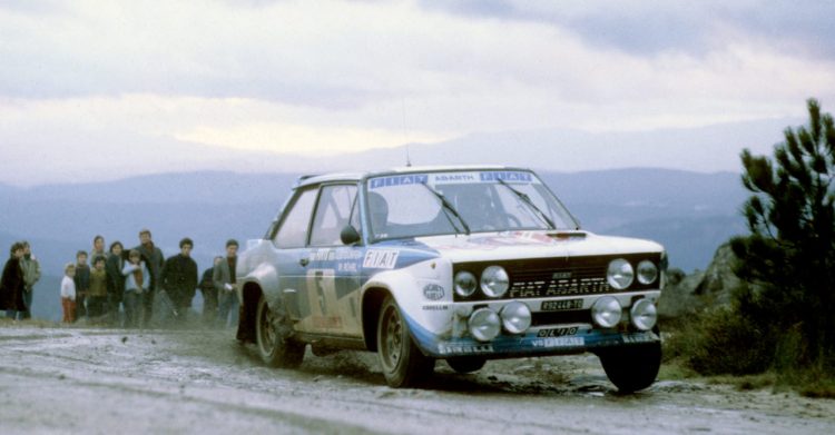  A Fiat 131 Abarth Driven By Walter Röhrl And #Rally