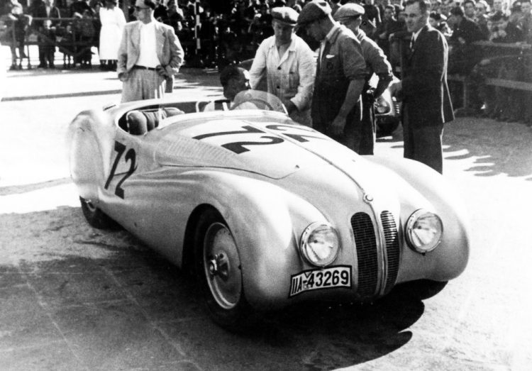  A Bmw 328 Spider Driven By Willi Briem And Uli 