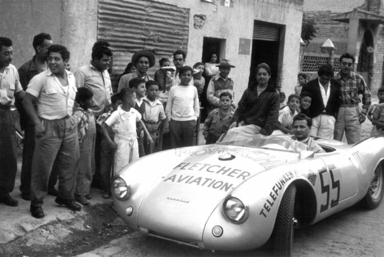  Hans Herrmanns Porsche 550 Spyder That He Took To 