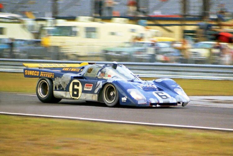  The Penkse White Racing Ferrari 512 M The Car Was 