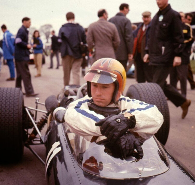  Mike Spence And His Brm P261 During The Brdc #F1