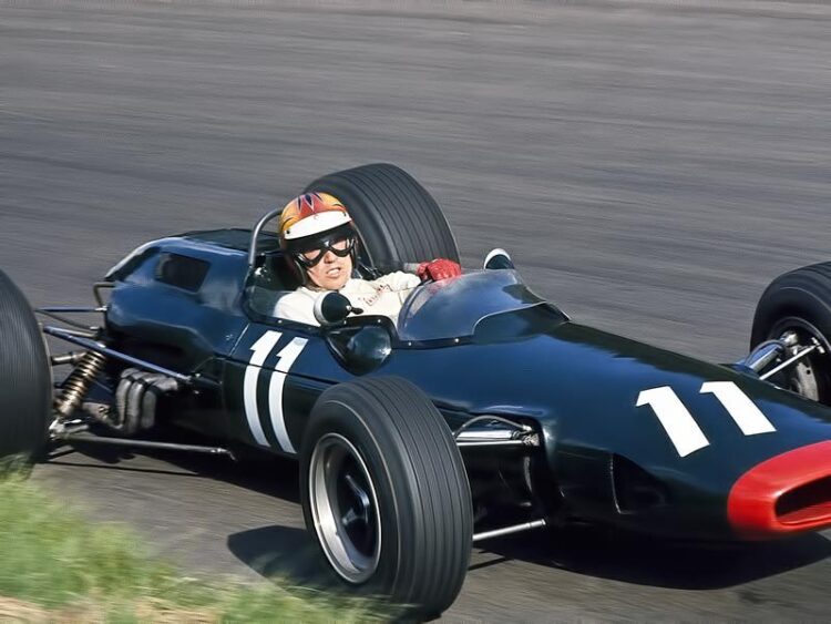  Mike Spence And His Brm P261 During The Brdc #F1