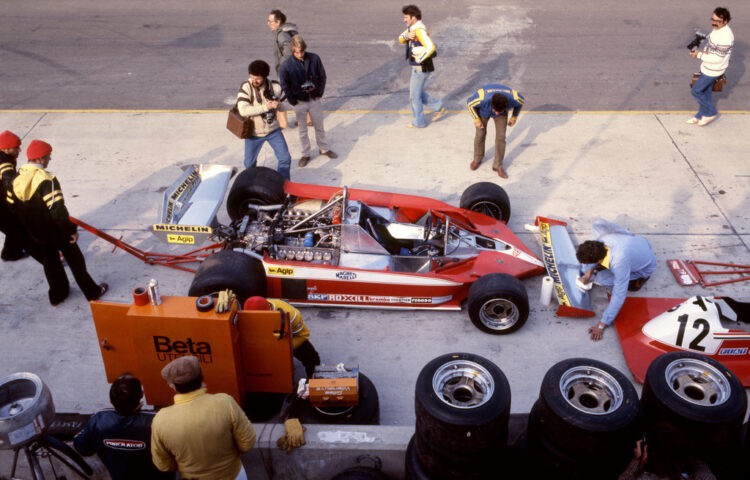  The Ferrari Pits At Watkins Glen 1978 The #F1