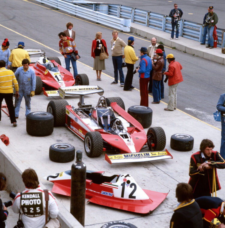  The Ferrari Pits At Watkins Glen 1978 The #F1