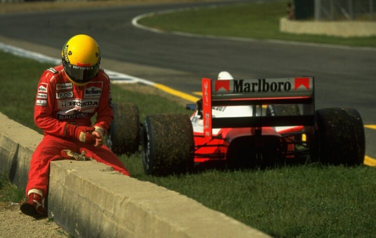  Ayrton Senna Retiring From The 1990 Spanish Grand #F1