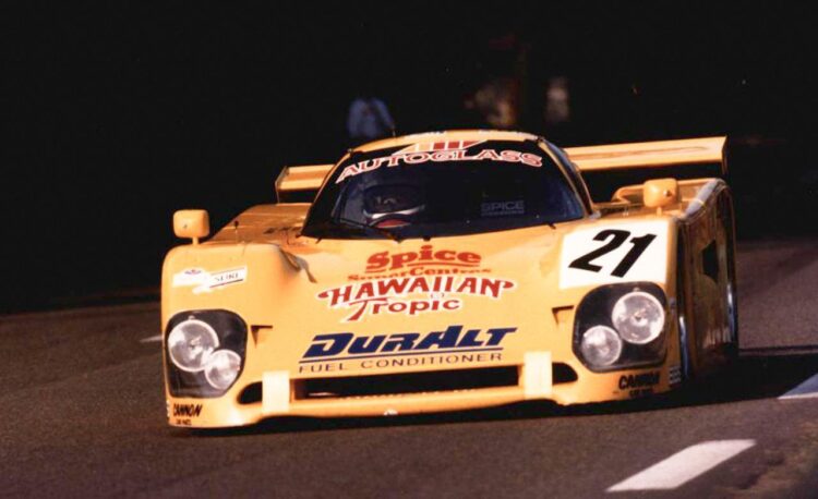 Lyn St James In The Spice Se89C During The 24 #LeMans