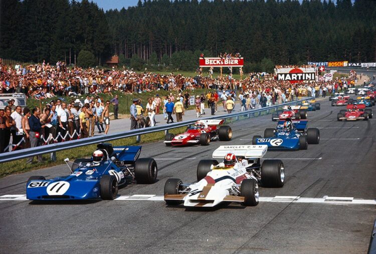  The Line Up And Start Of The Austrian Grand Prix #F1