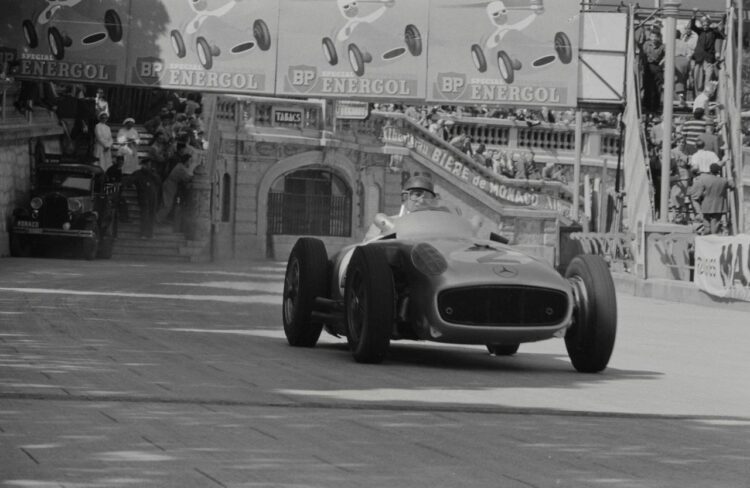  Mercedes Benz At The Grand Prix De Monaco 1955 #F1