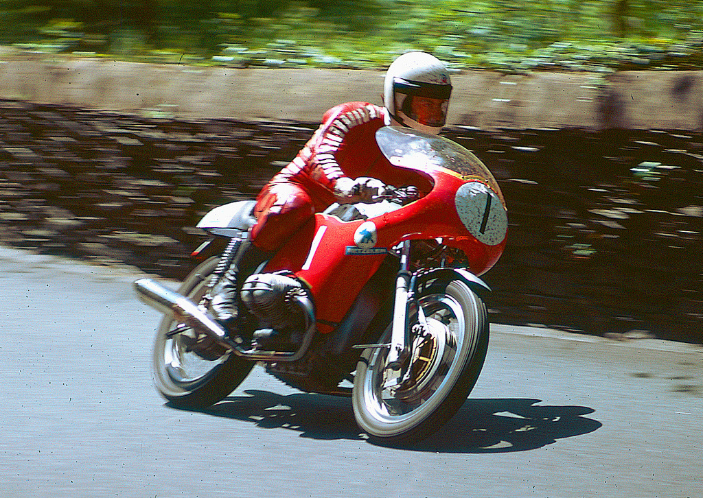 Glen Helen #IOMTT Helmut Dahne on his #BMW R90S. 1974 #Motorcycle