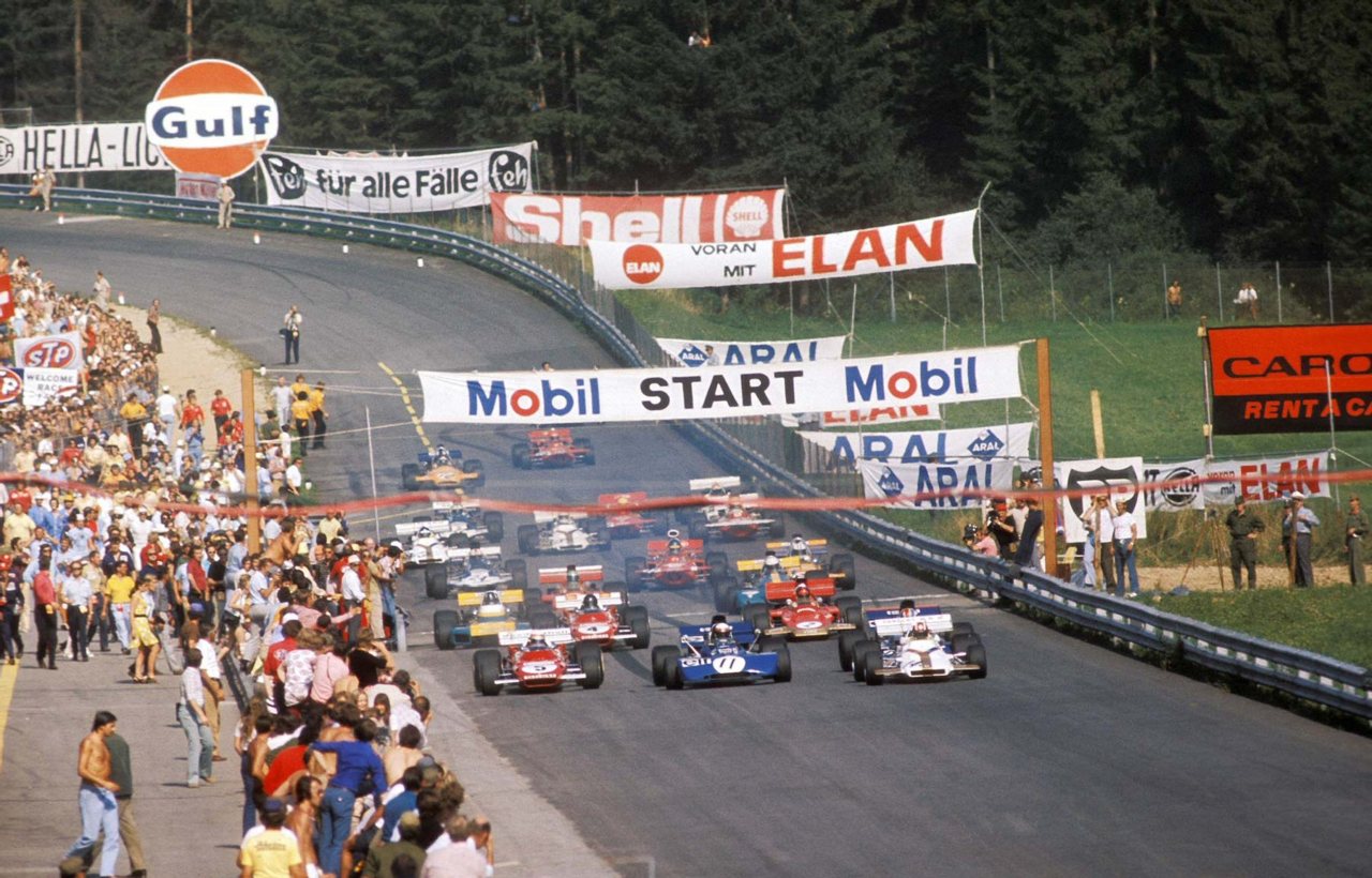 1971 austrian grand prix start F1