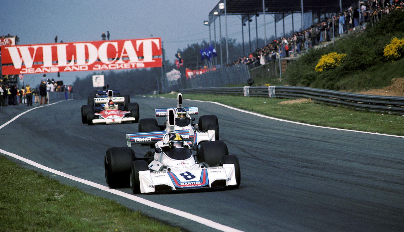 c pace c reutemann e fittipaldi belgium 1975 #F1
