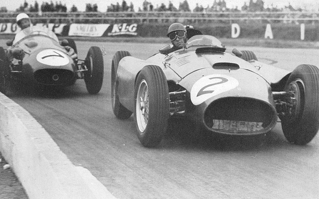 peter collins stirling moss great britain 1956 #F1
